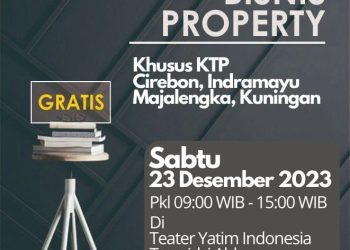 Ajak Calon Pebisnis Muda, Pesantren Property Sentolo Yogyakarta Bakal Gelar Pelatihan Gratis di Cirebon