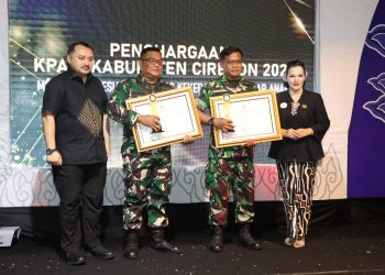 Laksanakan Program TNI Ramah Anak, Dandim 0614/Kota Cirebon dan Babinsa Terima Penghargaan dari KPAID Cirebon