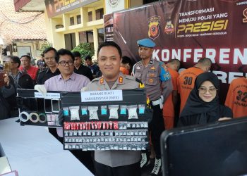 Polres Cirebon Kota Tangkap 9 Tersangka Pengedar Narkoba