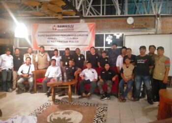Panwascam Waled Gelar Rakor Pengawasan Logistik Demi Sukseskan Pemilu
