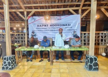 Gelar Rakor Pengawasan Logistik Pemilu 2024, Panwascam Pangenan Ingin Distribusi Lancar dan Aman