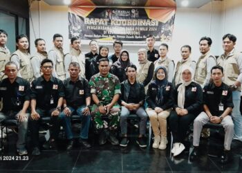 Panwascam Sedong Gelar Rakor Pengawasan Logistik