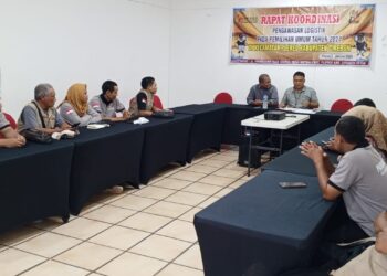 Panwascam Plered Gelar Rakor Pengawasan Logistik