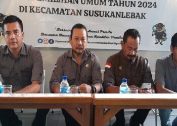 Pengawasan Logistik Panwascam Susukan Lebak Minta Jaga Komunikasi dan Koordinasi antar PKD