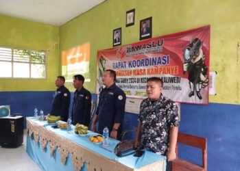 Panwascam Kaliwedi Gelar Rakor Tahapan Masa Kampanye Pemilu 2024