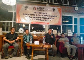Tingkatkan Kewaspadaan PTPS, Panwascam Waled Fokus Tungsura