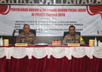 Bidkum Polda Jabar Gelar Penyuluhan Hukum di Polres Cirebon Kota