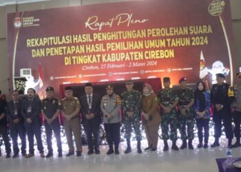 Pleno Pemilu 2024 Tingkat Kabupaten Cirebon Dimulai, Bupati : Yang Menang Hasil Pilihan Rakyat
