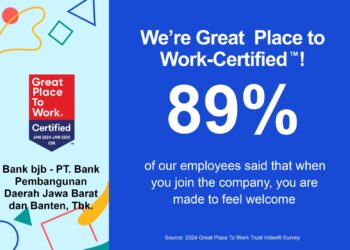 Bank bjb Raih Great Place to Work