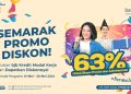 Sambut HUT Ke-63, bank bjb Hadirkan Program Semarak Promo Diskon 63%
