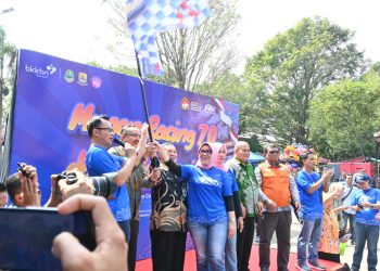 Lepas Mupen Racing dan Bakti Sosial, Wahyu Harapkan Peringatan Harganas Berdampak Ekonomis Positi