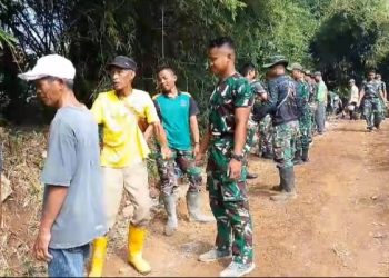 Kembalinya Tradisi Gotong Royong di Desa Kubang Melalui Program TMMD Kodim 0620/Cirebon