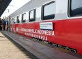 Sambut HUT Ke-79 RI, KAI Hadirkan Ornamen Khusus di Kereta Api dan Stasiun