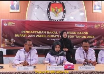 KPU Kabupaten Cirebon Terima Pendaftaran Empat Pasangan Bakal Calon Bupati dan Wakil Bupati