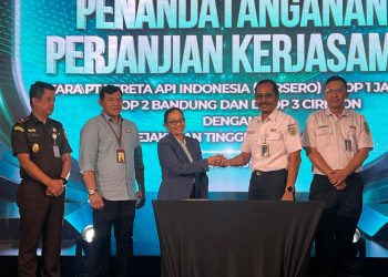 KAI Daop 1 Jakarta, Daop 2 Bandung dan Daop 3 Cirebon Lakukan Kerjasama dengan Kejaksaan Tinggi Jawa Barat