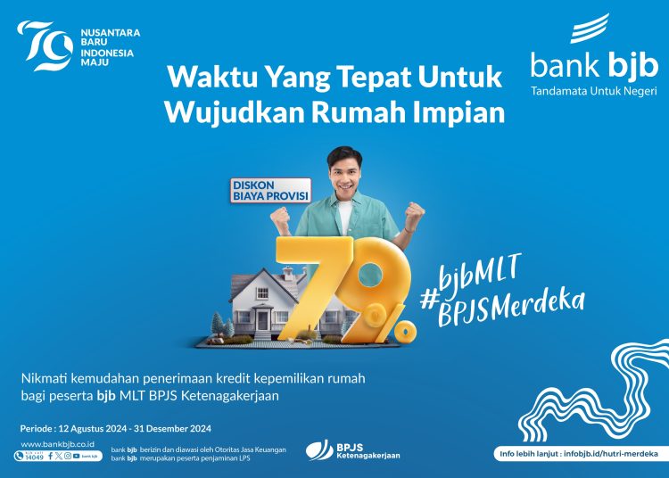 Program Bjb MLT BPJS Merdeka sebagai inovasi  untuk nempermudah akses kredit bagi peserta BPJS Ketenagakerjaan. /*Humas Bank Bjb.