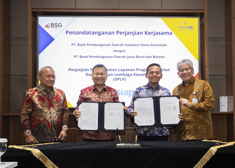 Bank BJB jalin kerjasama strategis dengan Bank SulutGo dalam pengelolaan dana pensiun. /* (foto : Humas Bank Bjb)