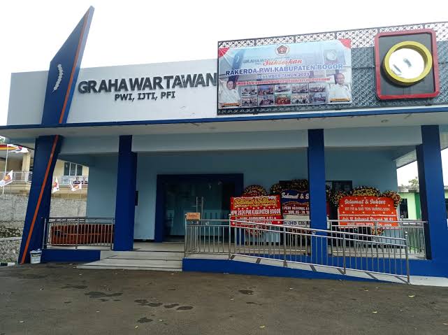 Sekretariat PWI Kabupaten Bogor, di Gedung Graha Wartawan, Cibinong. /* (foto: PWI Jabar)