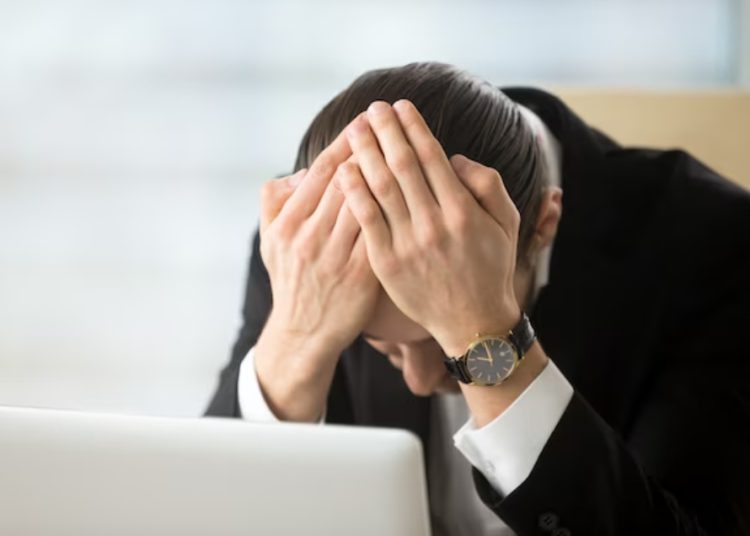 Ilustrasi seseorang yang mengalami stress berlebih. Foto: Freepik