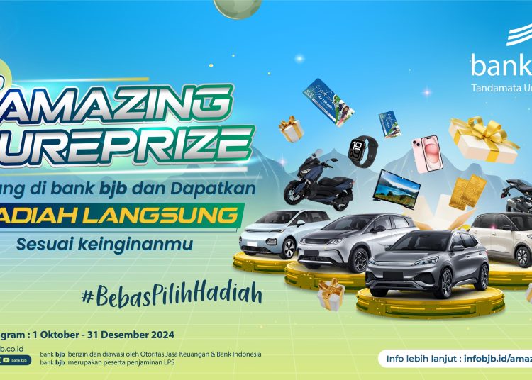 bjb Amazing SurePrize, kejutan akhir tahun bagi nasabah setia./* (foto: Humas Bank Bjb)