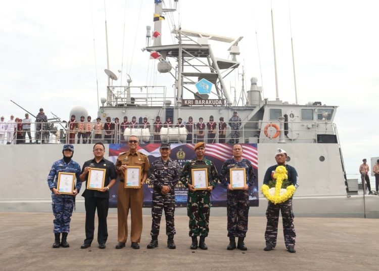 Pemerintah Kota Cirebon, dalam kolaborasi dengan TNI Angkatan Laut (AL) menggelar rangkaian acara memperingati Hari Dharma Samudera, Senin (20/1/2025).* Prokompim Kota Cirebon