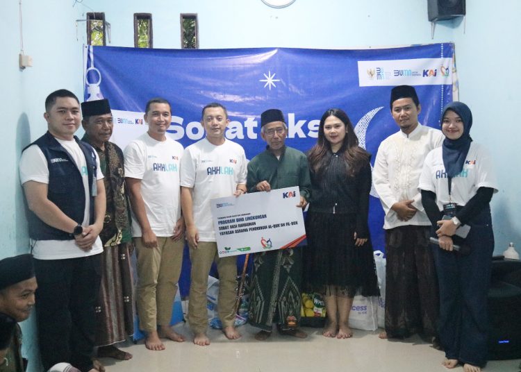 Wujud Peduli Masyarakat, KAI Gelar “Sobat Aksi Ramadhan, Sabtu (15/3/2025).*