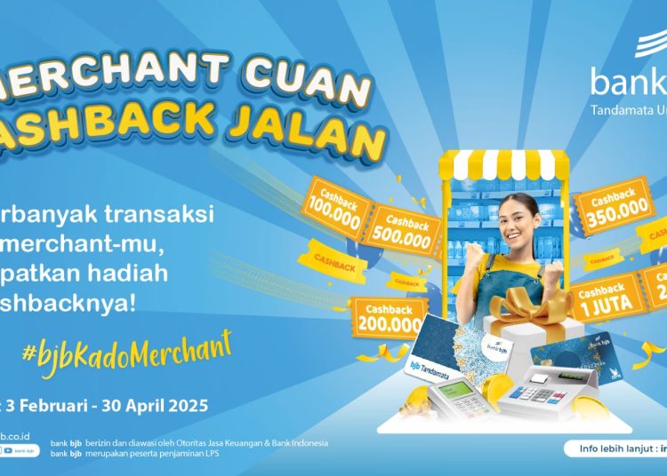 Program bjb Kado Merchant persembahan bank bjb untuk bantu tingkatkan saldo merchant./* (foto: humas bank bjb) 