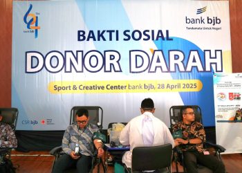 Wujud Kepedulian Sosial di Peringatan HUT ke-64, bank bjb Gelar Donor Darah