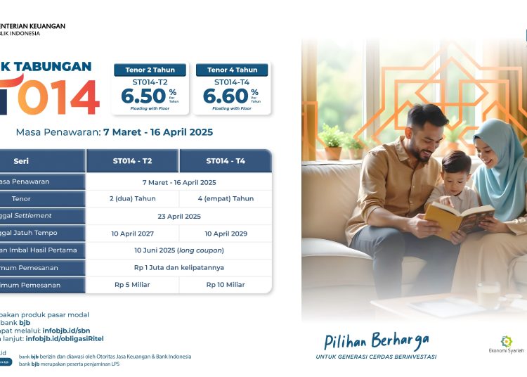 Bank bjb tawarkan ST014, Investasi berbasis syariah dengan imbal hasil kompetitif./* (foto: Humas bank bjb)