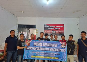 Lewat Mobile Sosialisasi, Polresta Cirebon Edukasi Bahaya Narkoba