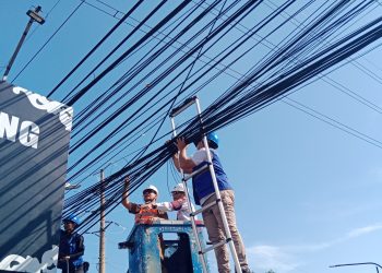 Tertibkan Kabel Semrawut di Jalan Tuparev, Pemkab Siapkan Skema Jaringan Bawah Tanah