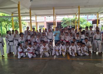 Puluhan Karateka INKAI Kabupaten Cirebon Ikuti Latihan Gabungan