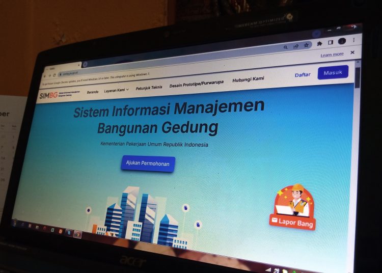 Ilustrasi alur proses pengurusan PBG melalui sistem digital./* (foto: Ist) 