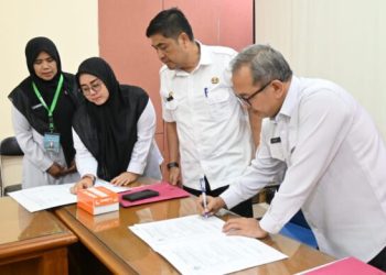 Jaga Jejak Sejarah Pemerintahan,  Ratusan Arsip Statis Diserahkan ke Disarpus