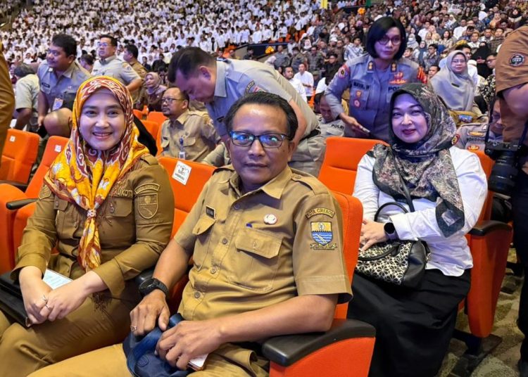WAKIL Wali Kota Cirebon, Siti Farida Rosmawati (paling kiri), saat menghadiri Rapat Konsolidasi Regional Jawa Barat, di Sentul International Convention Center (SICC), Kabupaten Bogor, pada Senin (13/10/2025).* Foto: Humas Pemkot Cirebon