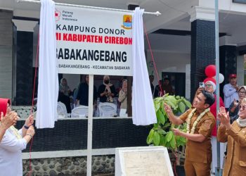 Warga Babakan Gebang Kompak Donor Darah, Wakil Bupati Resmikan Kampung Kemanusiaan